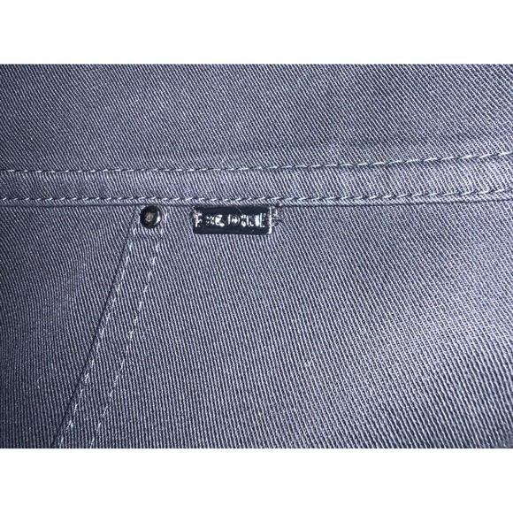 St. John Black Cotton Pants Two Pocket Minimalist Office Designer Trousers - Picture 3 of 7